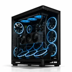 GAME SEKRET Titan Gaming PC - Intel Core i9-14900K | GeForce RTX 5070 12GB | 32GB DDR5 RAM-1TB NVMe SSD | 360mm w/LCD Liquid Cooler-Z790 MB-850W Gold PSU | WiFi-Bluetooth-Windows 11 Pro | Desktop Computer | 1 Year Warranty